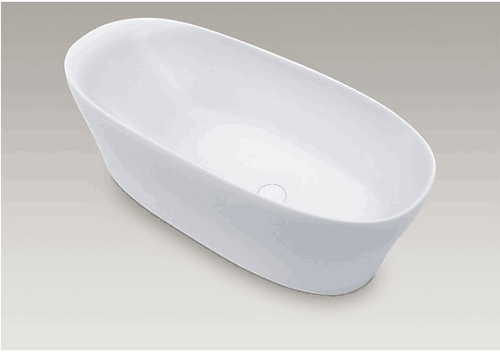 Slika od KRION KADA MAT BELA 180X80X60 CM