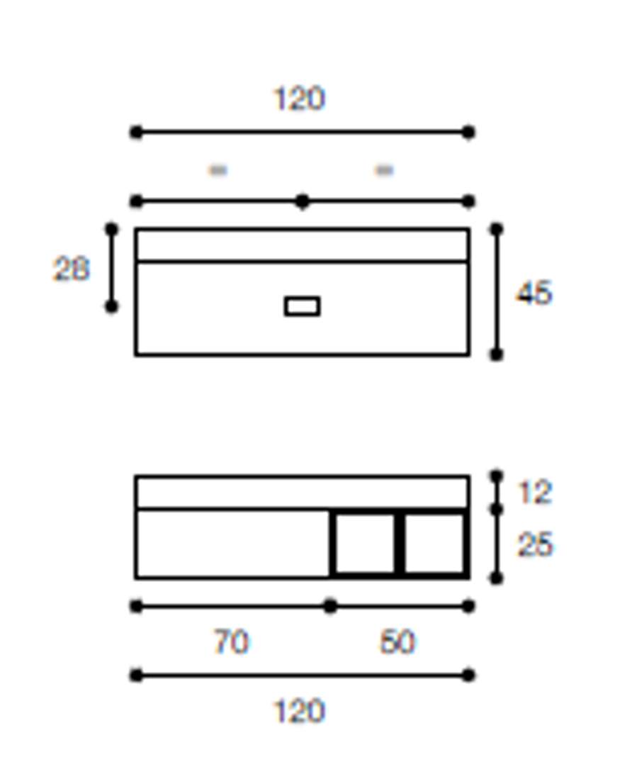 Slika od QUATTRO. ZERO SET 120X45 cm