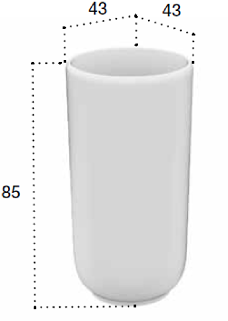 Slika od HOMEY SAMOSTOJECI LAVABO 43x43xh 85 cm