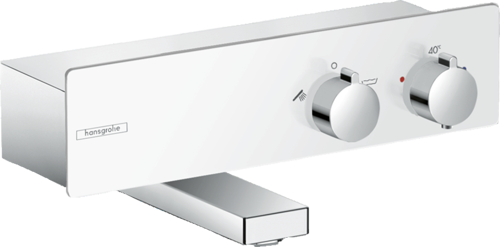 Slika od ShowerTablet 350 belo staklo  sa 2 funkcije