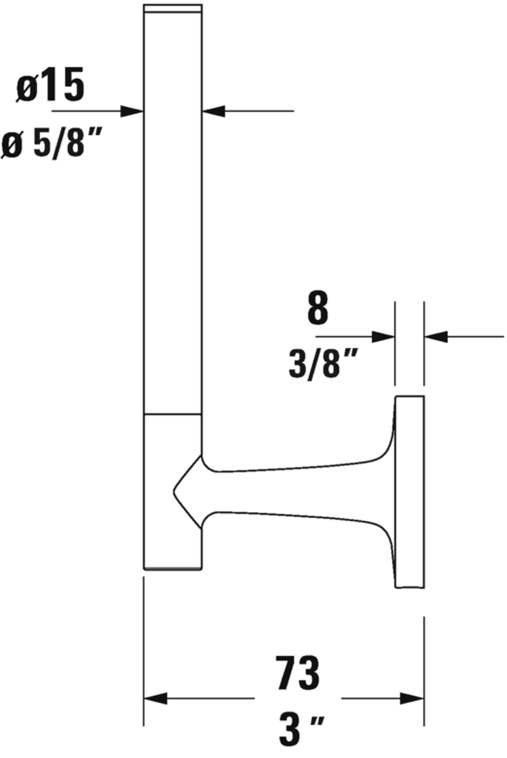 Slika od Starck T Spare toilet paper holder crna hrom