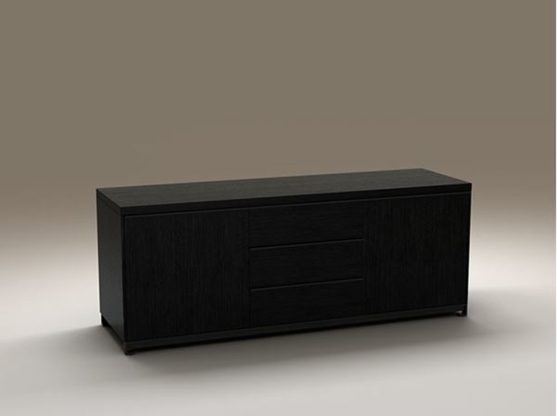 Slika od MAX KOMODA 180X48XH70 CM (BRAON ORAH)