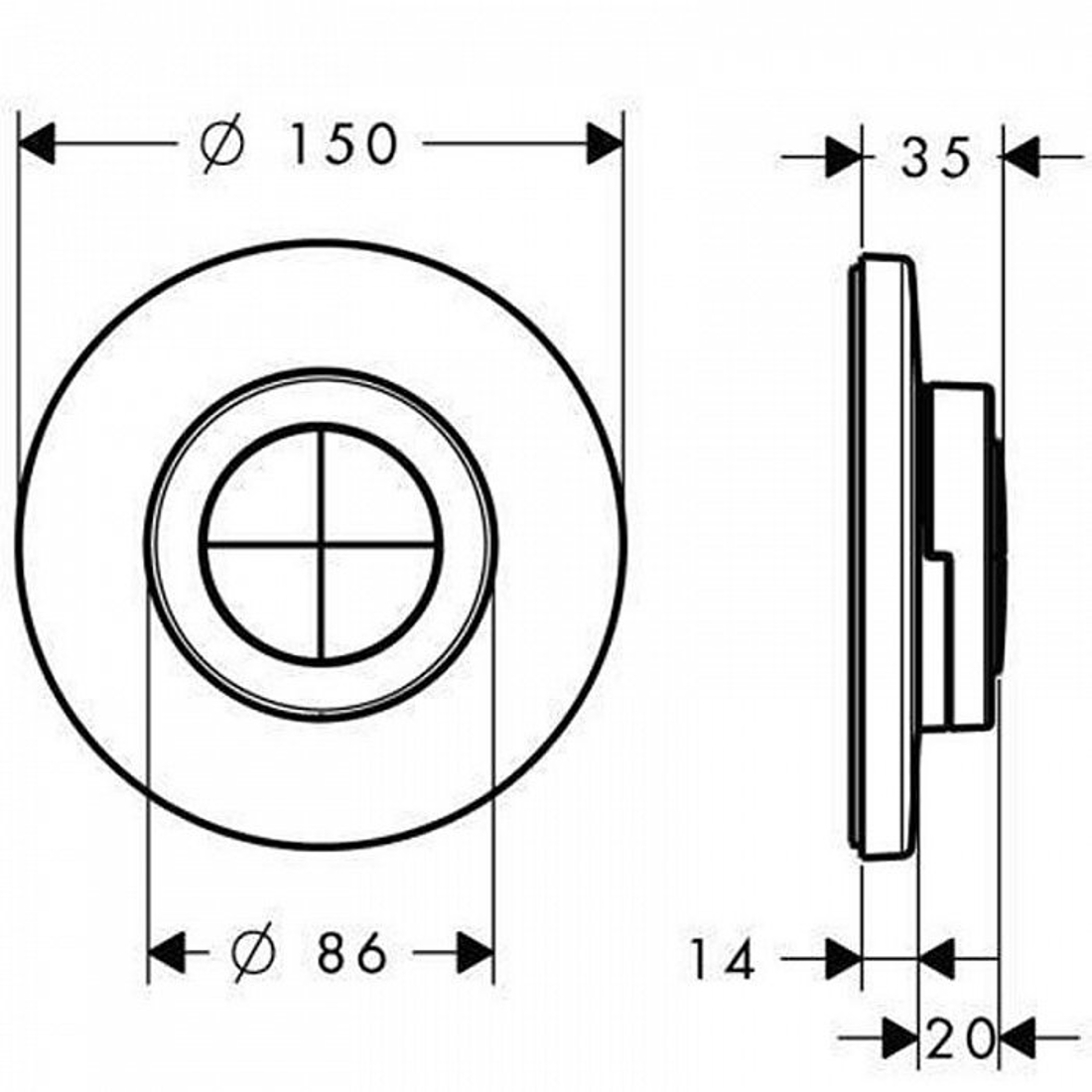Slika od HG FINISH SET  ICONTR.MOBIL RAINFALL WITHOUT LIGHT