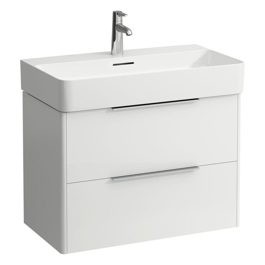 Slika od BASE ormarić 735 x 390 x 530 mm sa 2 fioke white glossy