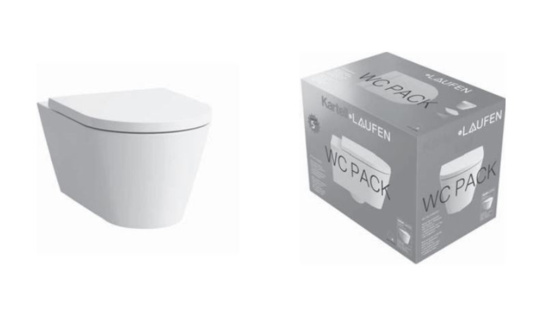 Slika od KARTELL SET WC SOLJA RIMLESS SA SOFT CLOSE DASKOM