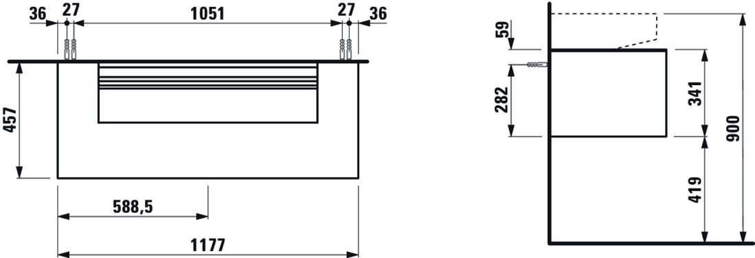 Slika od SONAR ORMARIĆ ZA UMIVAONIK 816347