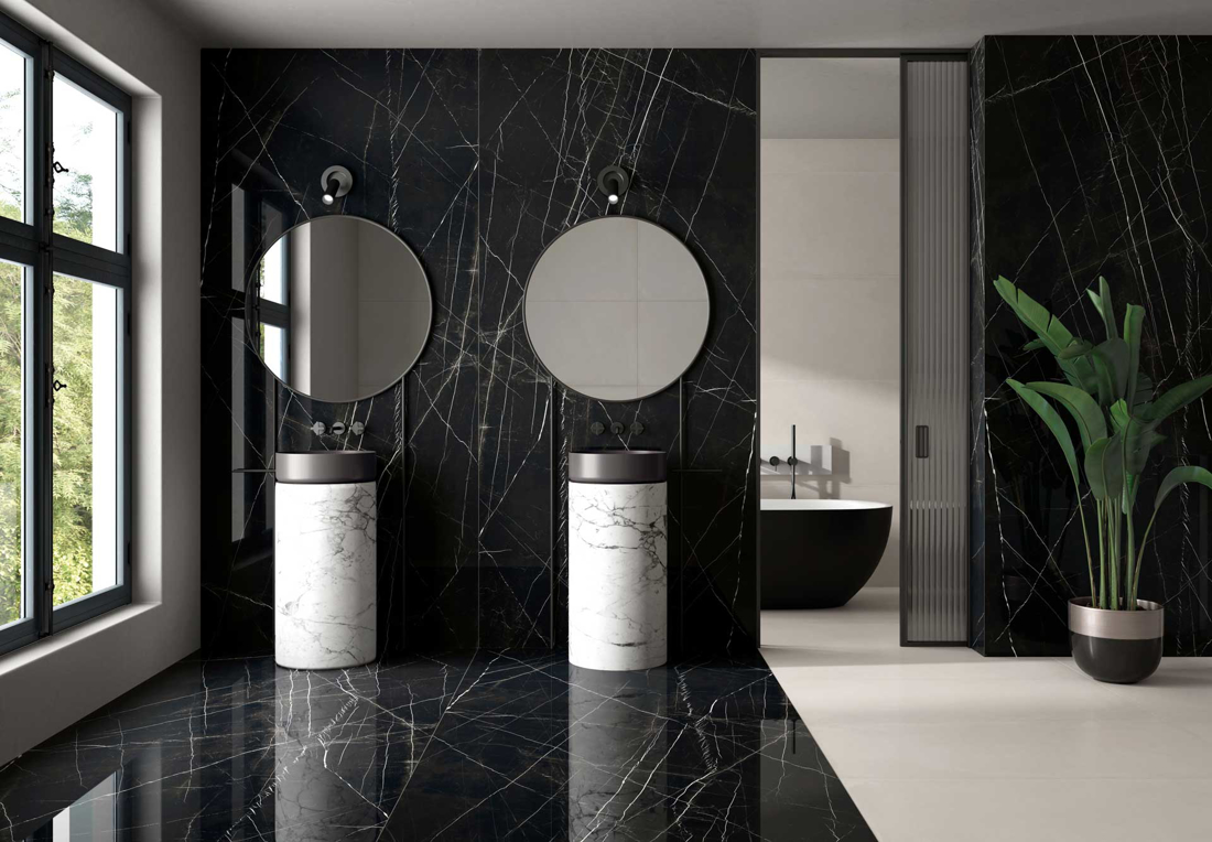 Slika od MARQUINA BLACK NATURAL 120X260cm (6mm)