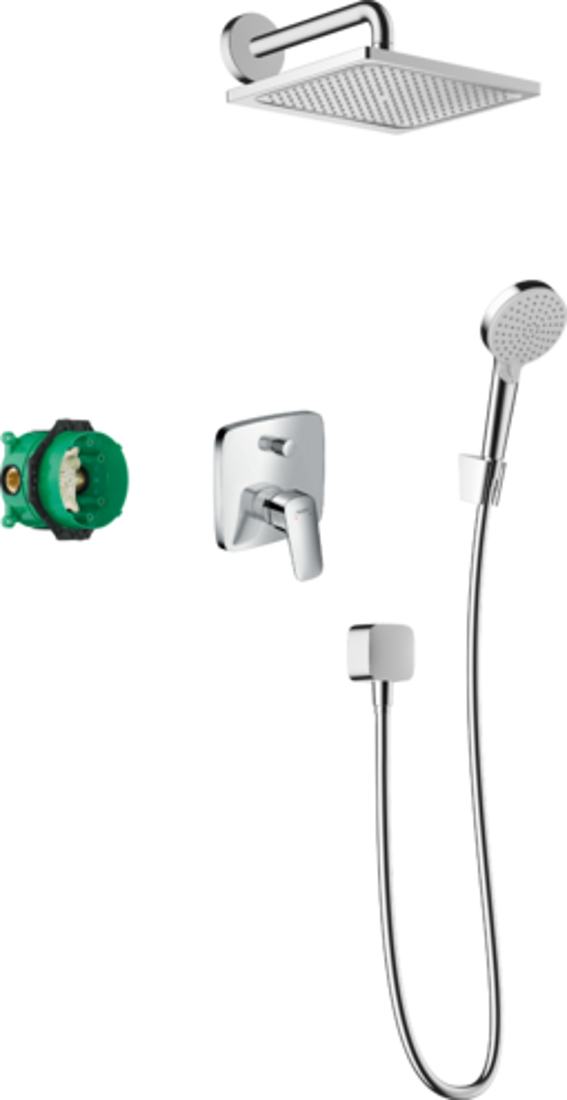 Slika od Crometta E Shower system 240 1jet with single lever mixer