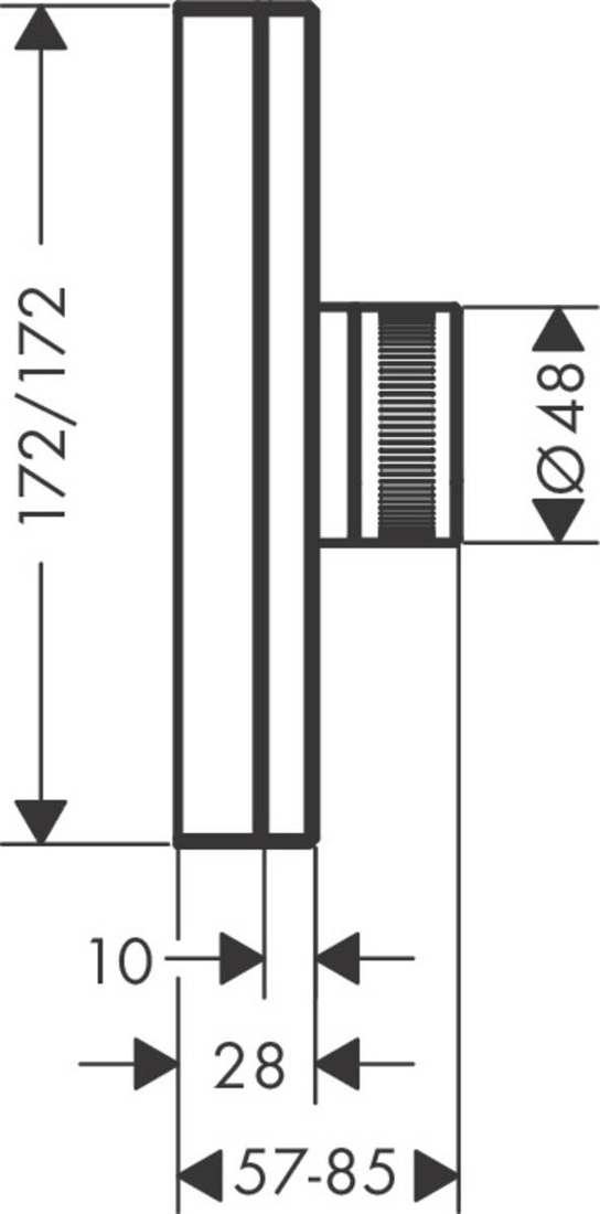 Slika od Axor Edge HighFlow termostat diamond cut