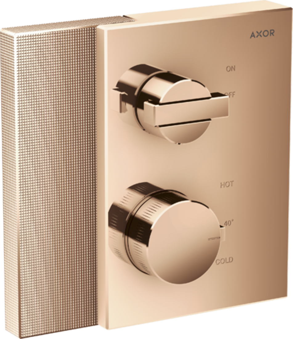 Slika od Axor Edge HighFlow termostat sa ventilom za zatvaranjem vode diamond cut