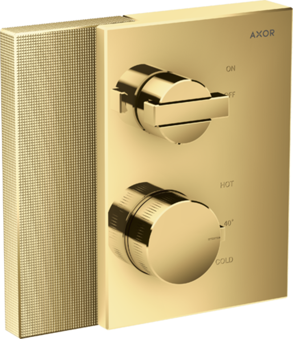 Slika od Axor Edge HighFlow termostat sa ventilom za zatvaranjem vode diamond cut