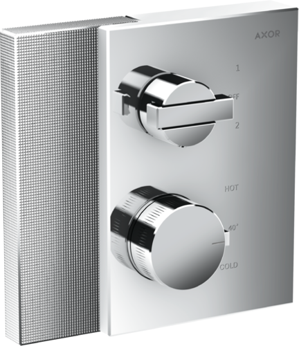 Slika od Axor Edge HighFlow termostat sa ventilima za preusmeravanje i zatvaranje vode diamond cut