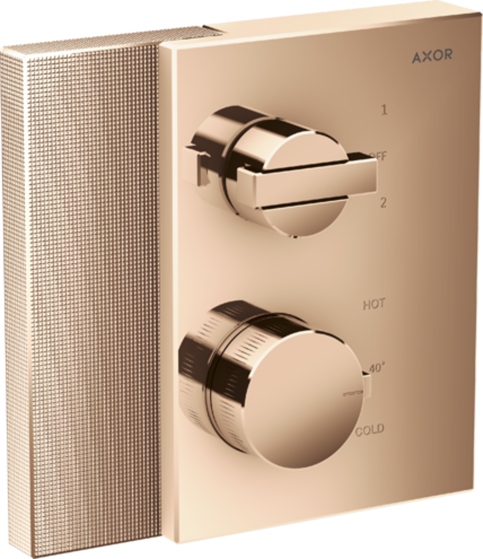 Slika od Axor Edge HighFlow termostat sa ventilima za preusmeravanje i zatvaranje vode diamond cut