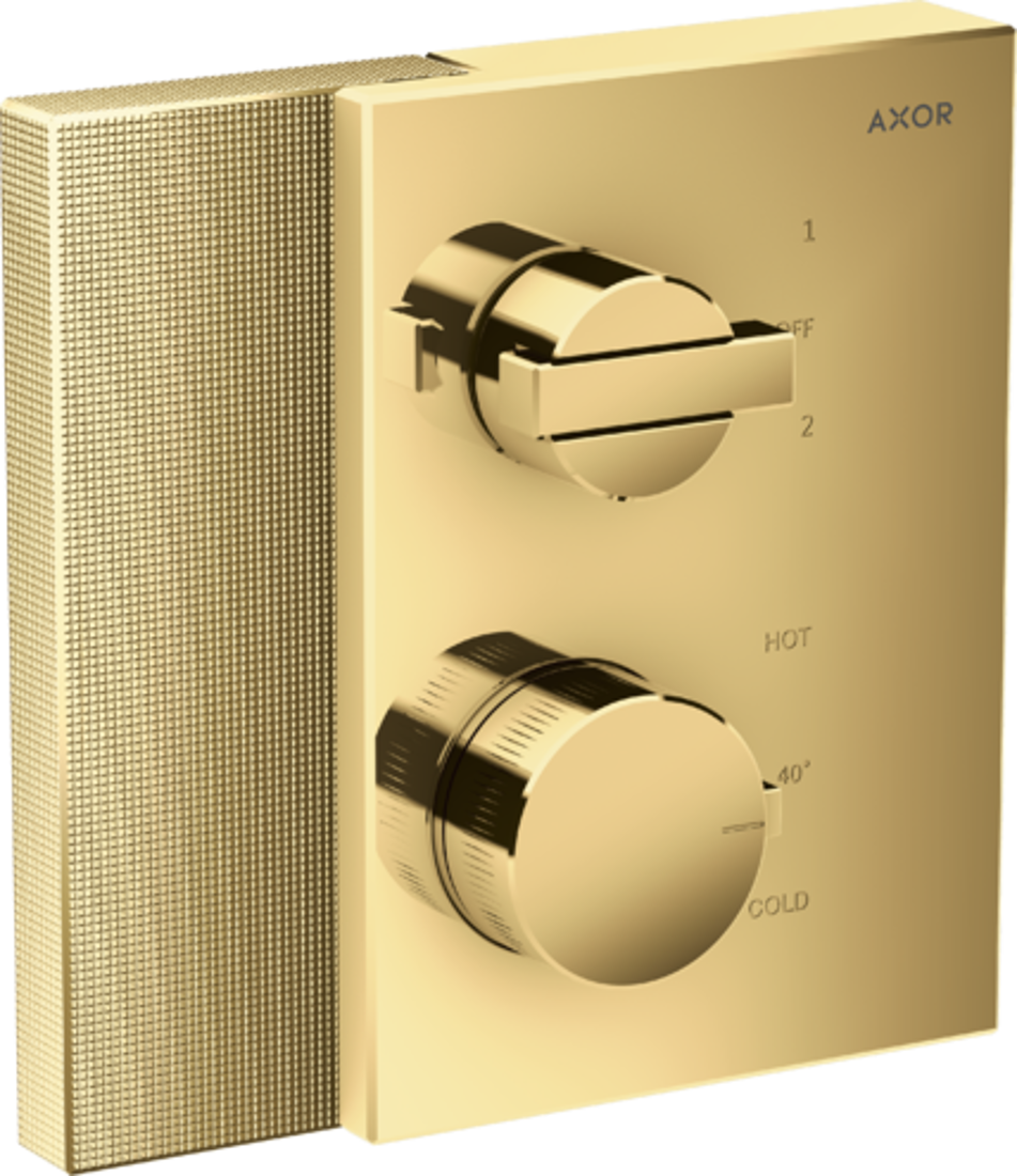 Slika od Axor Edge HighFlow termostat sa ventilima za preusmeravanje i zatvaranje vode diamond cut