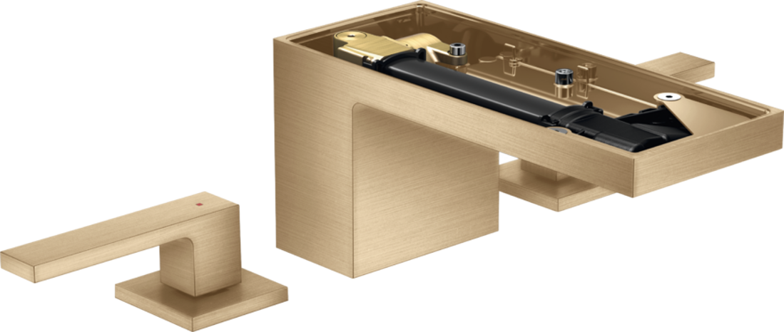 Slika od Axor MyEdition 70 sa 3 rupe brushed brass bez dekorativne ploče