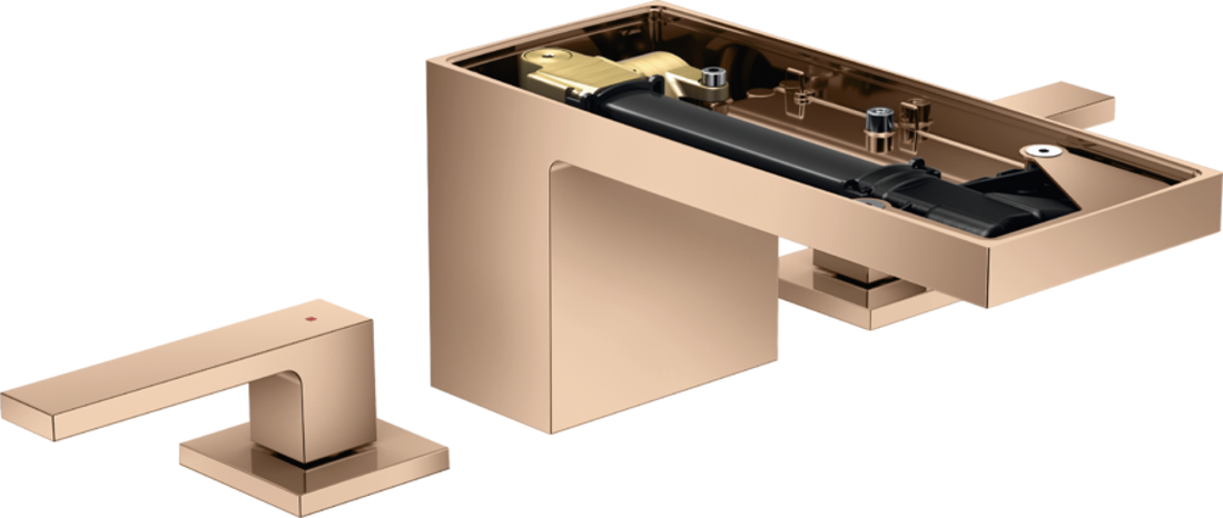 Slika od Axor MyEdition 70 sa 3 rupe brushed brass bez dekorativne ploče