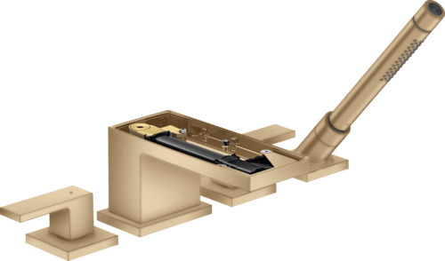 Slika od Axor MyEdition baterija za kadu sa ručnim tušem brushed bronze