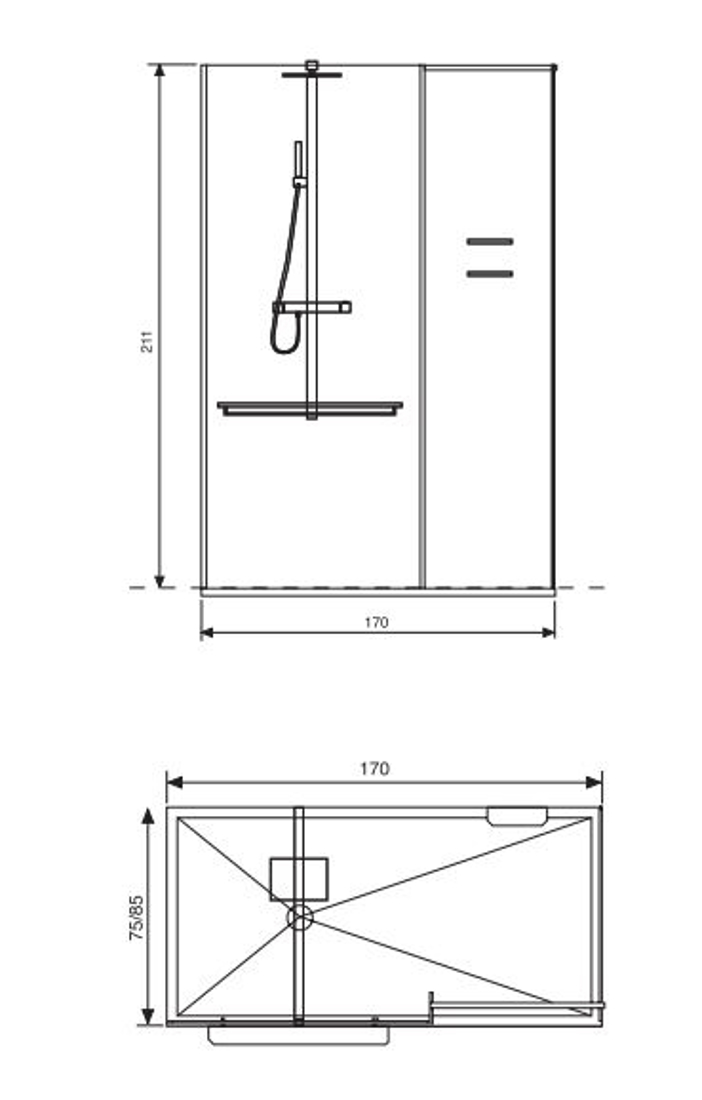 Slika od LIBERTO 170X85 CORN PL.BR TR K